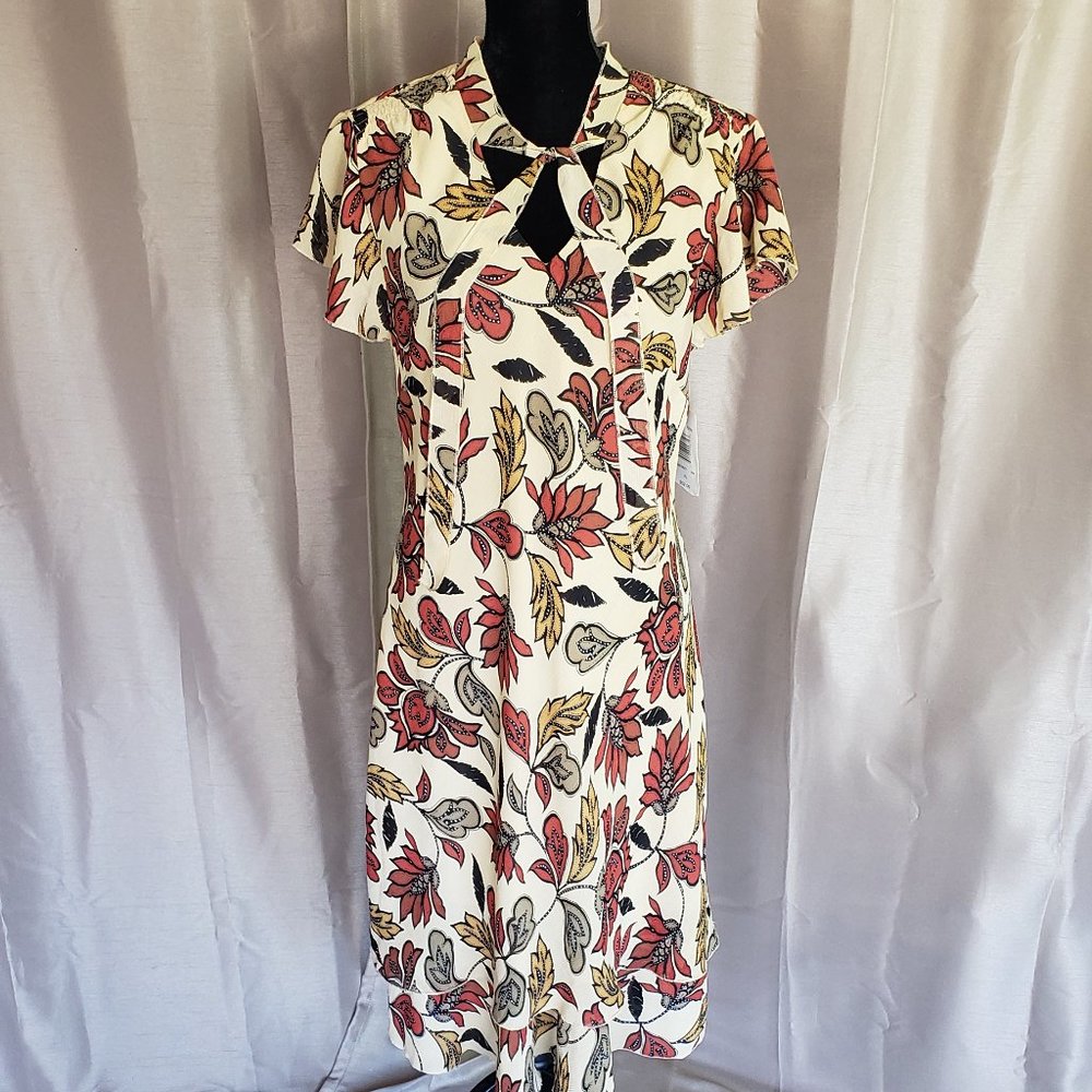 Amanda Lane  Khaki Multi Dress